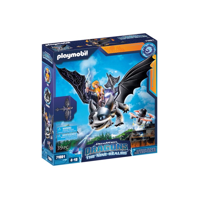 Playmobil Dragons The Nine Realms - Thunder & Tom για 4-10 ετών