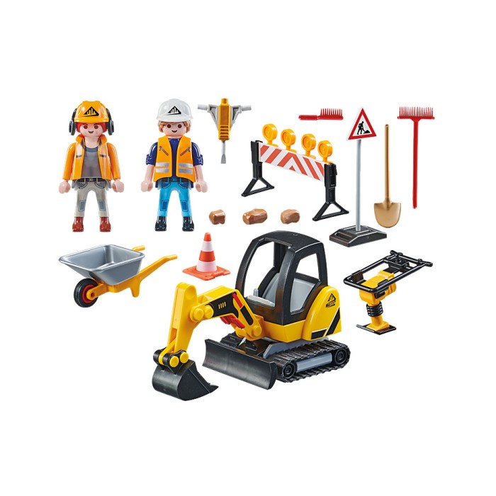 Playmobil City Action Εργασίες Οδοποιίας για 4-10 ετών