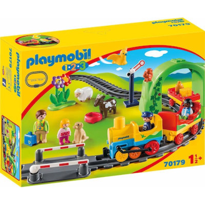 Playmobil 123 Σετ Τρένου με Ζωάκια και Επιβάτες για 1.5+ ετών