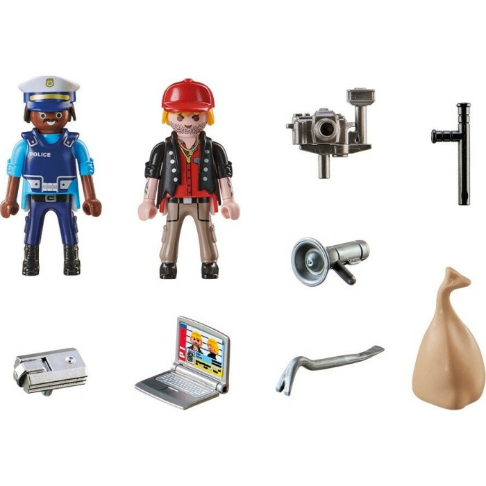 Playmobil City Action Starter Pack Αστυνομικό Τμήμα 