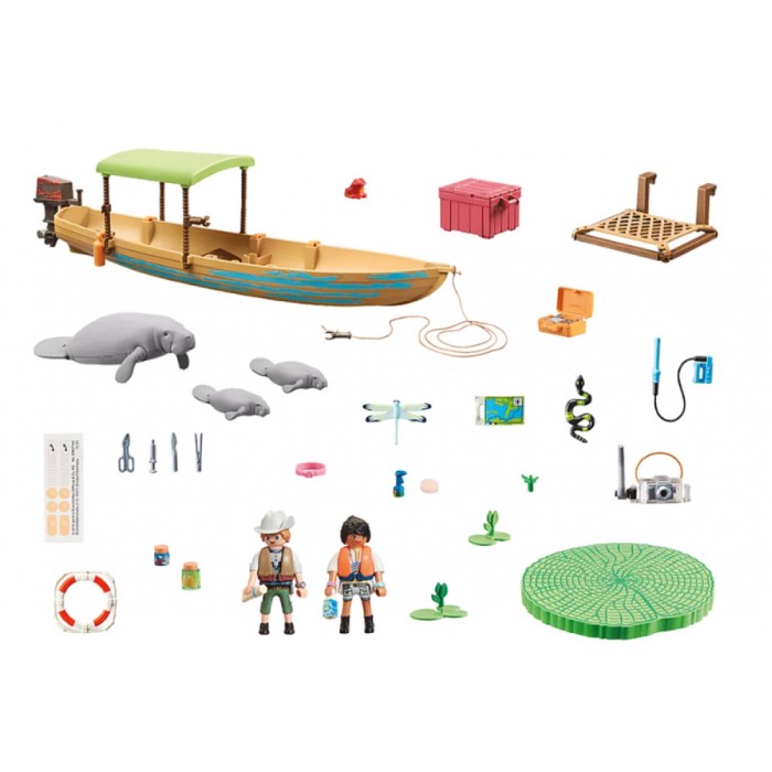 Playmobil Wiltopia Εκδρομή με Ποταμόπλοιο στον Αμαζόνιο
