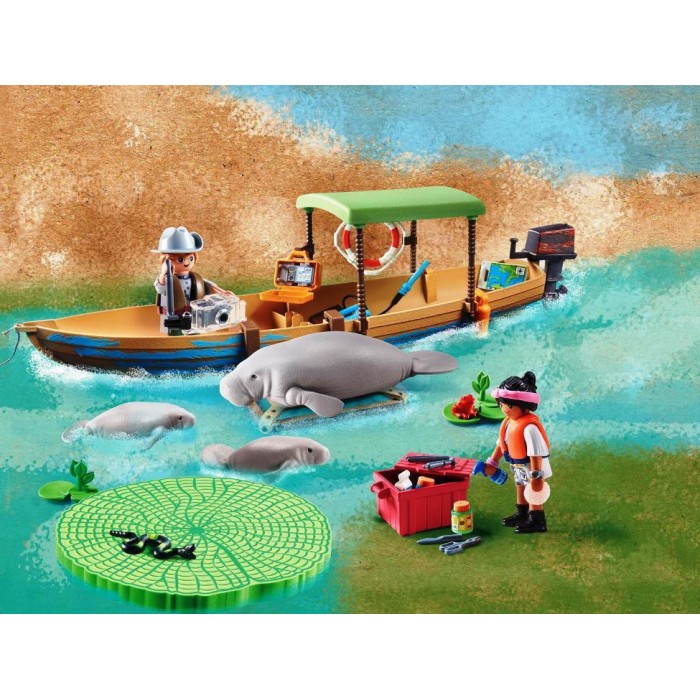 Playmobil Wiltopia Εκδρομή με Ποταμόπλοιο στον Αμαζόνιο
