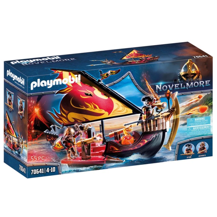 Playmobil Novelmore Πλοίο της Φωτιάς του Burnham για 4-10 ετών