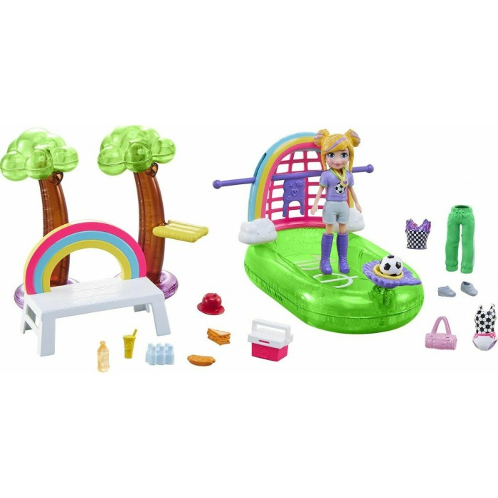  Παιχνίδι Μινιατούρα Polly Pocket Soccer Splash Pack για 4+ Ετών