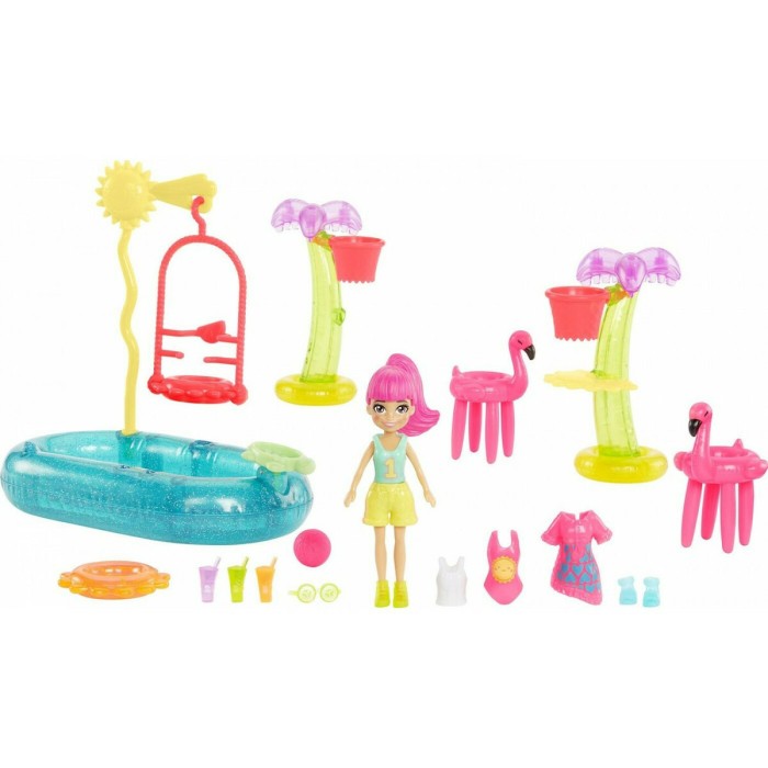 Παιχνίδι Μινιατούρα Polly Pocket Basketball Splash Pack για 4+ Ετών