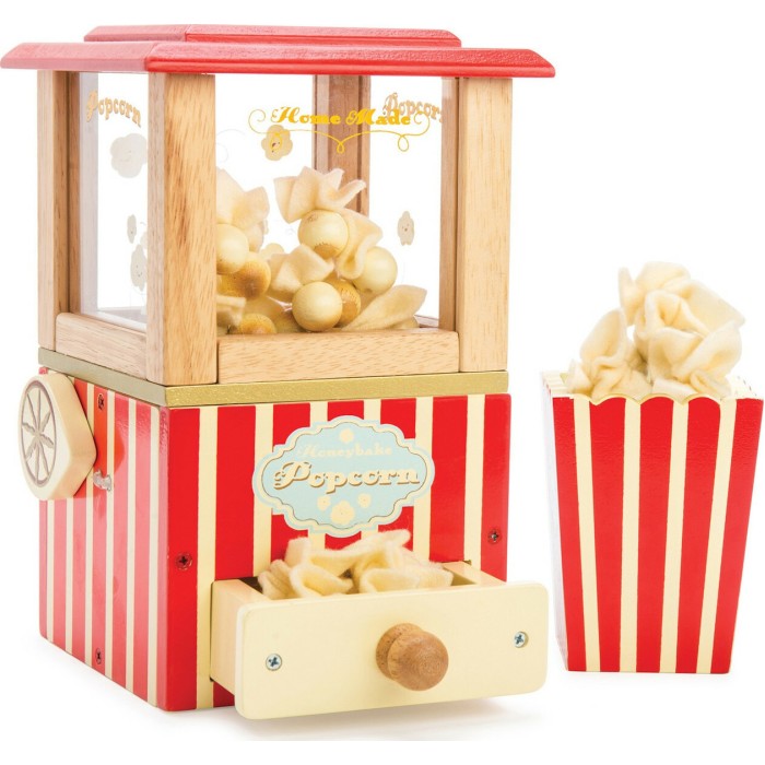 Le Toy Van Pop-Corn Machine από Ξύλο για 3+ Ετών