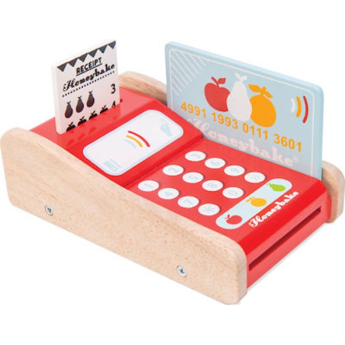 Le Toy Van Μηχάνημα Πιστωτικών Καρτών POS από Ξύλο για 3+ Ετών