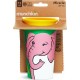 Munchkin Παιδικό Ποτηράκι "Miracle 360° Wildlove Sippy" από Πλαστικό Ροζ 266ml 