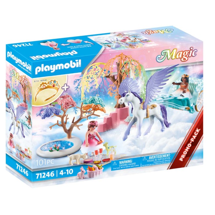 Playmobil Magic Πριγκίπισσες & Άμαξα με Πήγασο για 4-10 ετών