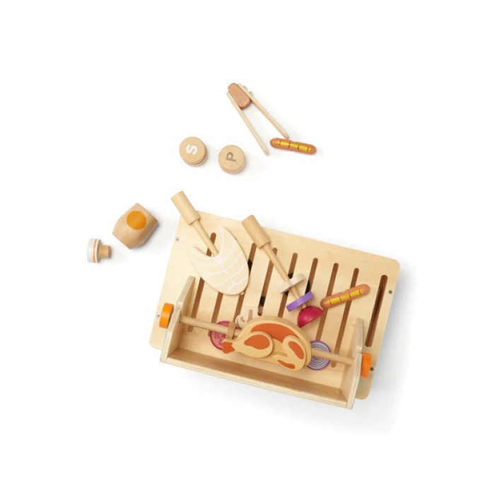 Kids Concept Ψησταριά με Αξεσουάρ από Ξύλο