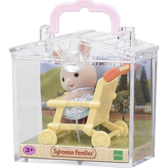 Sylvanian Families Rabbit On Pushchair για 3+ Ετών