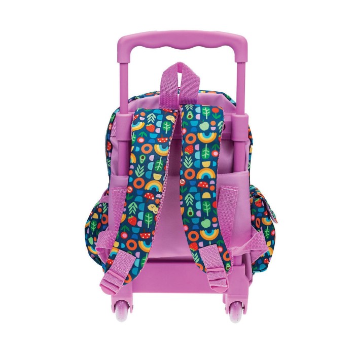 Fisher Price Rainbow Σχολική Τσάντα Τρόλεϊ Νηπιαγωγείου Πολύχρωμη
