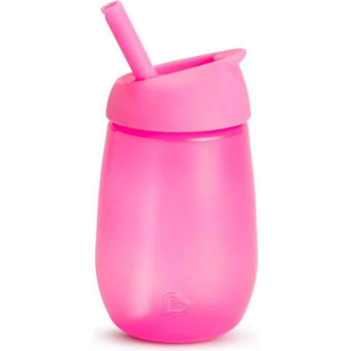 Munchkin Παιδικό Ποτηράκι "Simple Clean" από Πλαστικό Ροζ 296ml