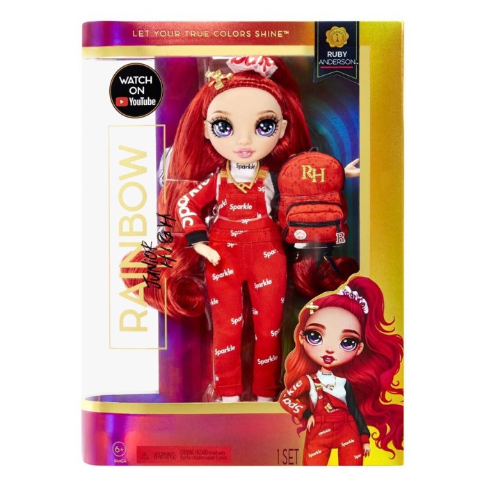 Κούκλα Rainbow High Ruby Anderson για 6+ Ετών