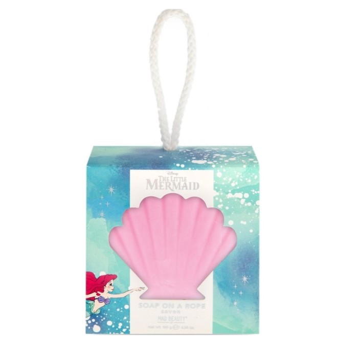Mad Beauty Little Mermaid Shell Soap On A Rope 180gr