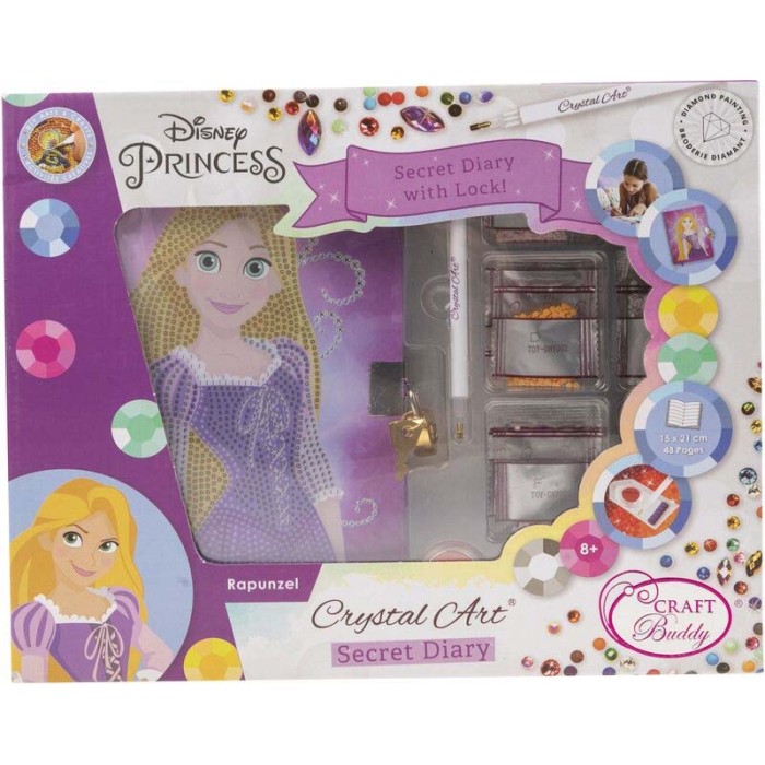 Craft Buddy Secret Diary Crystal Art Rapunzel