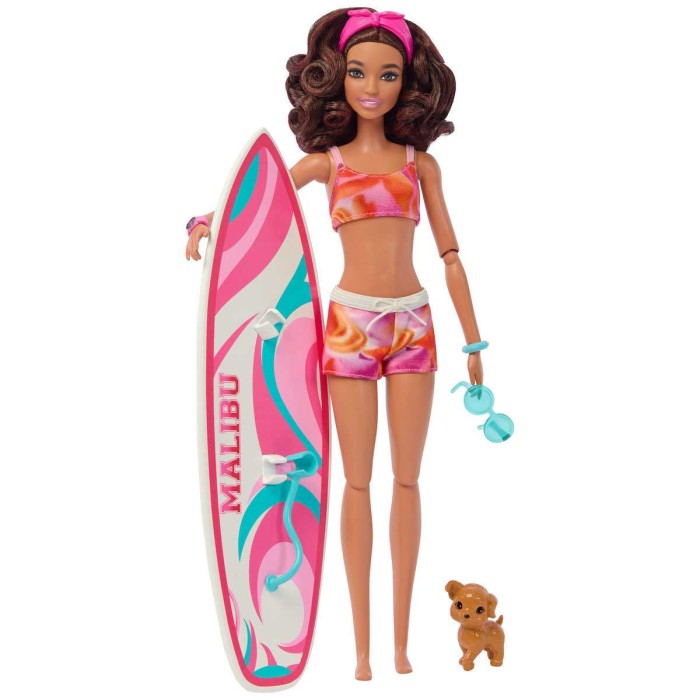 Mattel Κούκλα Barbie Beach Surfer για 3+ Ετών