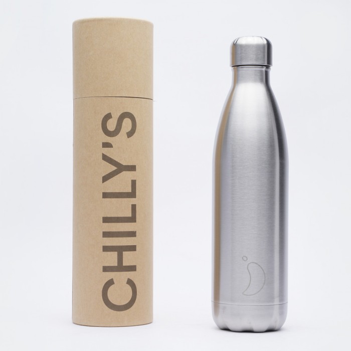 Original Silver 750ml Θερμός Chilly's