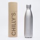 Original Silver 750ml Θερμός Chilly's