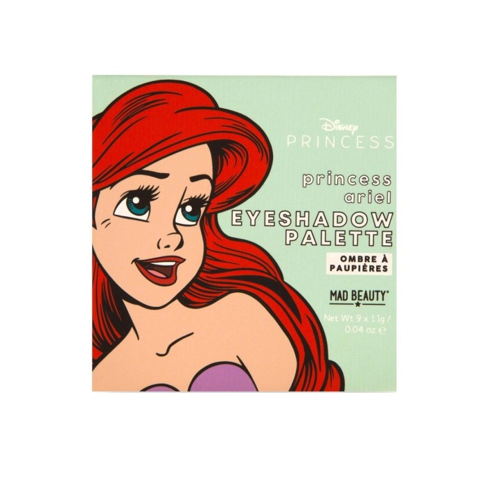 Mad Beauty Disney Mini Eyeshadow Palette Παλέτα Σκιών Ματιών Ariel 1.1gr