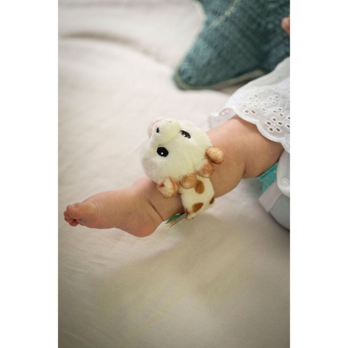 Σόφι Kαμηλοπάρδαλη Sweety Sophie Collection Λούτρινη Kουδουνίστρα Bραχιολάκι για το χεράκι και το ποδαράκι