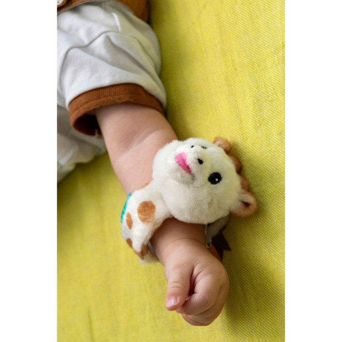 Σόφι Kαμηλοπάρδαλη Sweety Sophie Collection Λούτρινη Kουδουνίστρα Bραχιολάκι για το χεράκι και το ποδαράκι