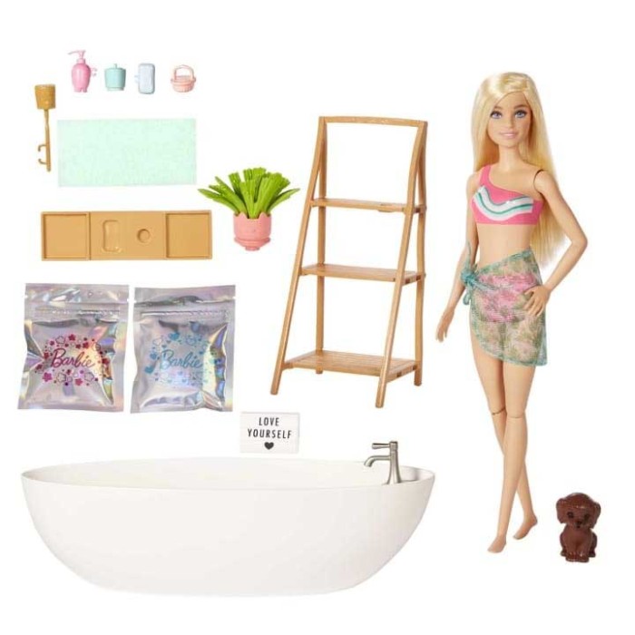 Mattel Κούκλα Barbie Wellness - Τζακούζι για 3+ Ετών