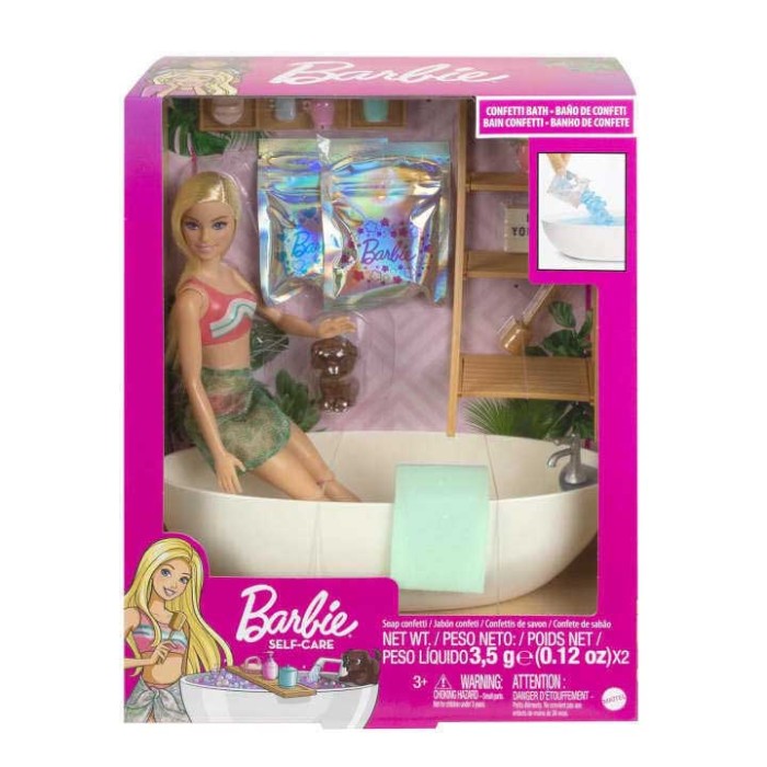 Mattel Κούκλα Barbie Wellness - Τζακούζι για 3+ Ετών