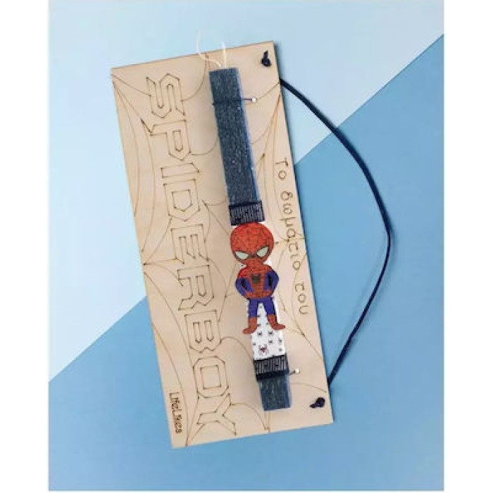 Λαμπάδα Spiderboy Πινακίδα