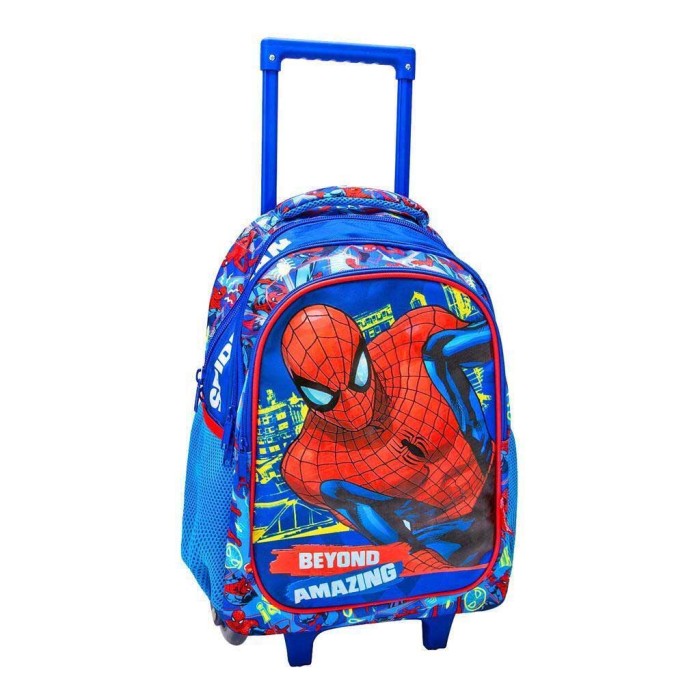 Must Spiderman Beyond Amazing Σχολική Τσάντα Τρόλεϊ Δημοτικού Πολύχρωμη