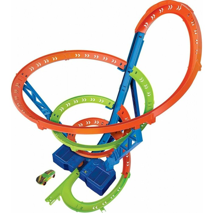 Mattel Πίστα Hot Wheels Spiral Speed Crash για 5+ Ετών