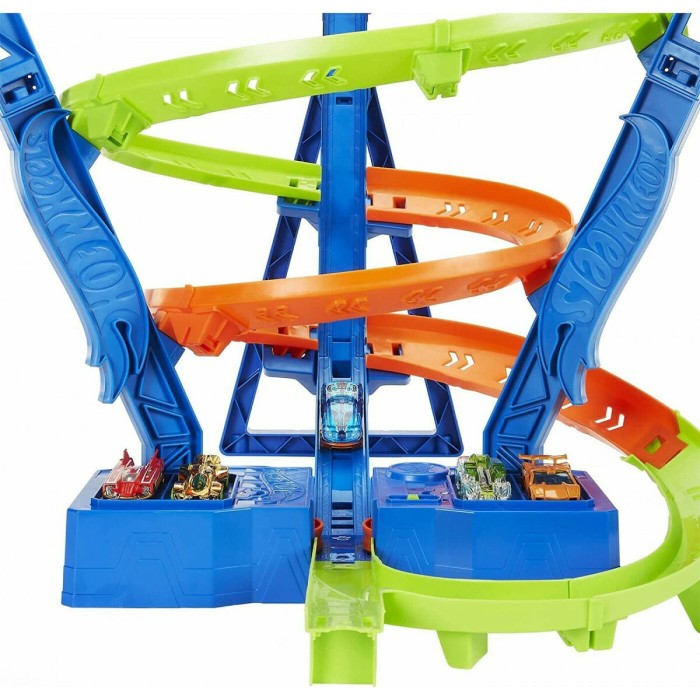 Mattel Πίστα Hot Wheels Spiral Speed Crash για 5+ Ετών