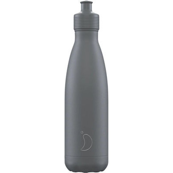 Chilly's Θερμός Sports Pastel Grey 500ml