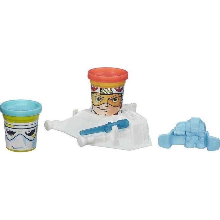 Hasbro Play-Doh Πλαστελίνη - Παιχνίδι για 3+ Ετών, Star Wars Cans 