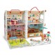 Hape Happy Family Ξύλινος Στάβλος Pony Club (E3409A)