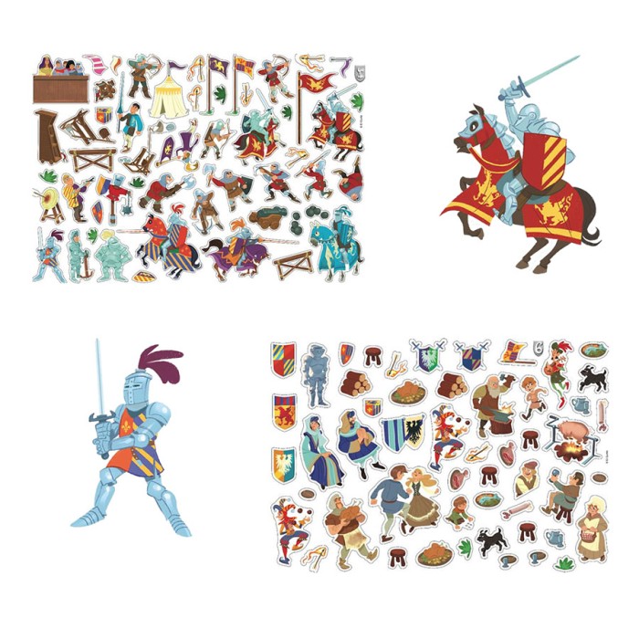 Auzou 200 Stickers - Knights