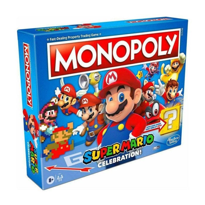 Παιχνιδολαμπάδα Monopoly Super Mario για 8+ Ετών Hasbro