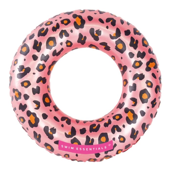 Swim Essentials: Σωσίβιο ⌀55εκ. για παιδιά από 3+ ετών - "Rose Gold Leopard"