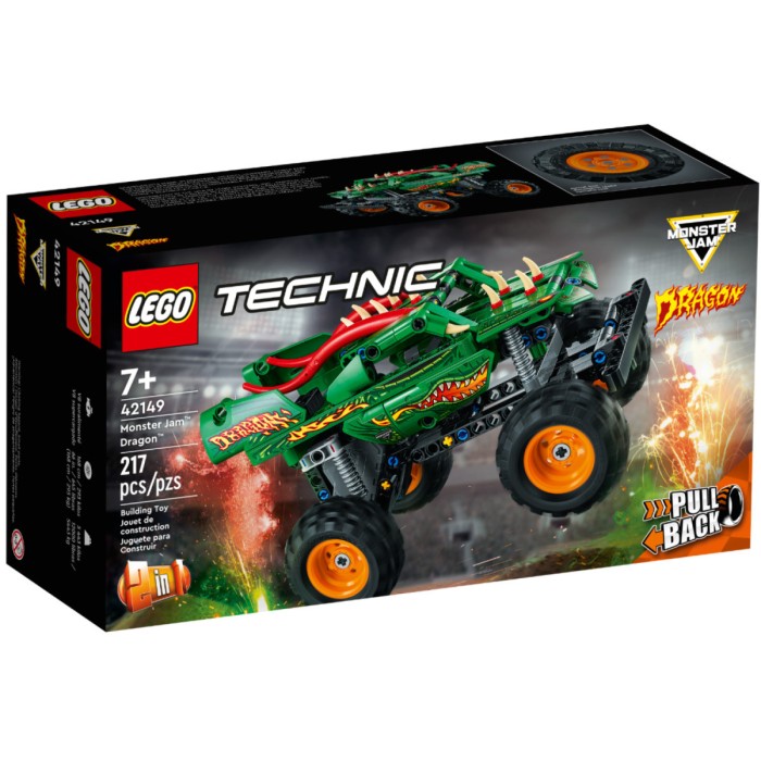 Lego Technic Monster Jam Dragon για 7+ ετών