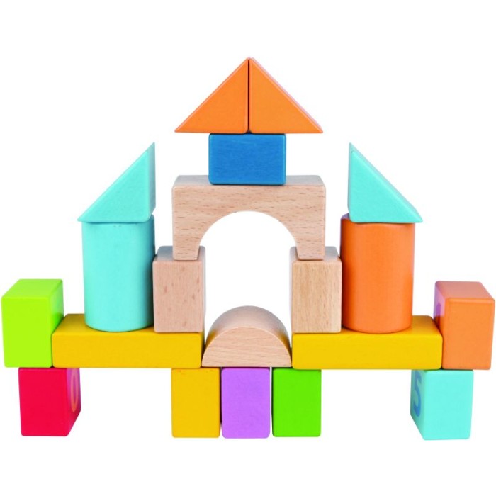 Hape Count 'n' Build Set - Ξύλινα Τουβλάκια Με Αριθμούς Hape Count 'n' Build Set - Ξύλινα Τουβλάκια Με Αριθμούς