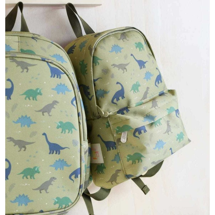 A Little Lovely Company Dinosaurs Σχολική Τσάντα Πλάτης Νηπιαγωγείου 