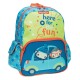 Fisher Price MIni Car Σχολική Τσάντα Πλάτης Νηπιαγωγείου Πολύχρωμη