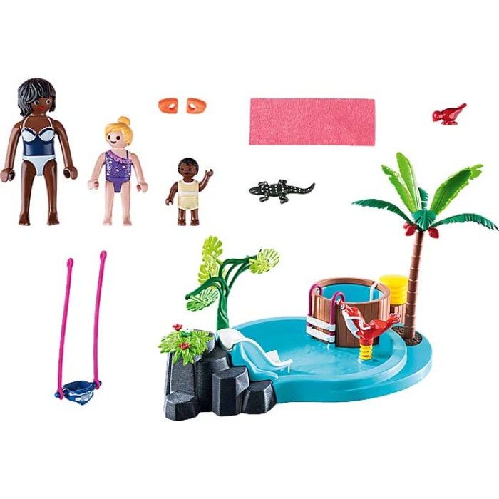 Playmobil Family Fun Children's Pool with Slide για 4-10 ετών