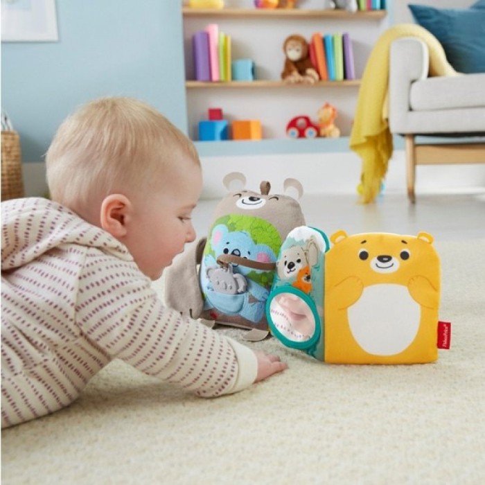 Βιβλίο Δραστηριοτήτων Sit & Snuggle από Ύφασμα με Ήχους για 3+ Μηνών