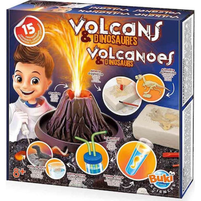 Buki Εκπαιδευτικό Παιχνίδι Volcanoes and Dinosaurs για 8+ Ετών