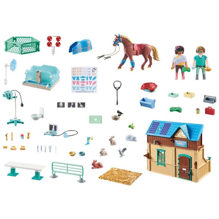 Playmobil Horses Of Waterfall Κτηνιατρική Κλινική Αλόγων για 5-12 ετών
